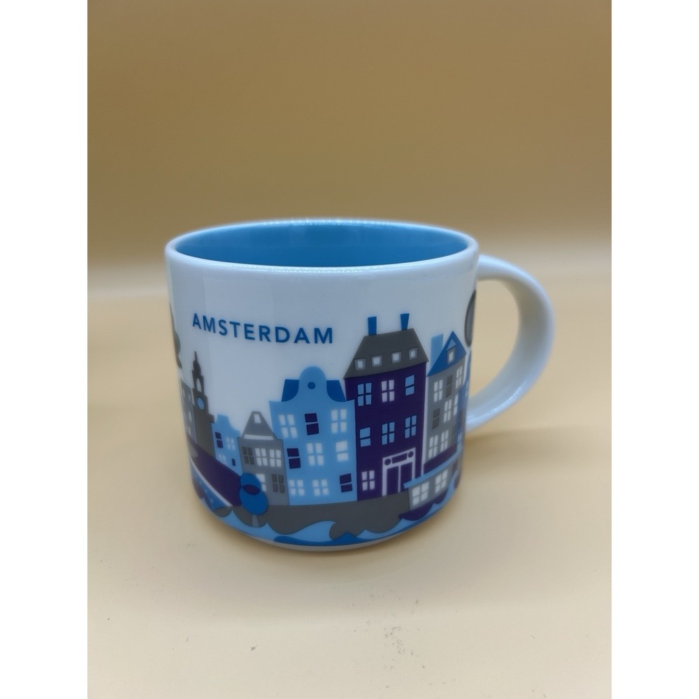Starbucks‎ Amsterdam You Are Here Collection YAH Mug 14oz New In Box Netherlands - Picture 2 of 7